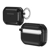 For Apple AirPods Pro 2nd Generation (2022) Military Hard Shell Full-Body Shockproof Wireless Charging Cases with Keychain Carabiner