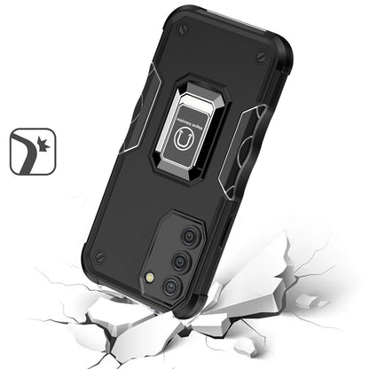 For Apple iPhone 13 Pro Max Hybrid Cases with Magnetic Ring Holder Stand Kickstand Heavy Duty Rugged Silicone Shockproof  Phone Case Cover