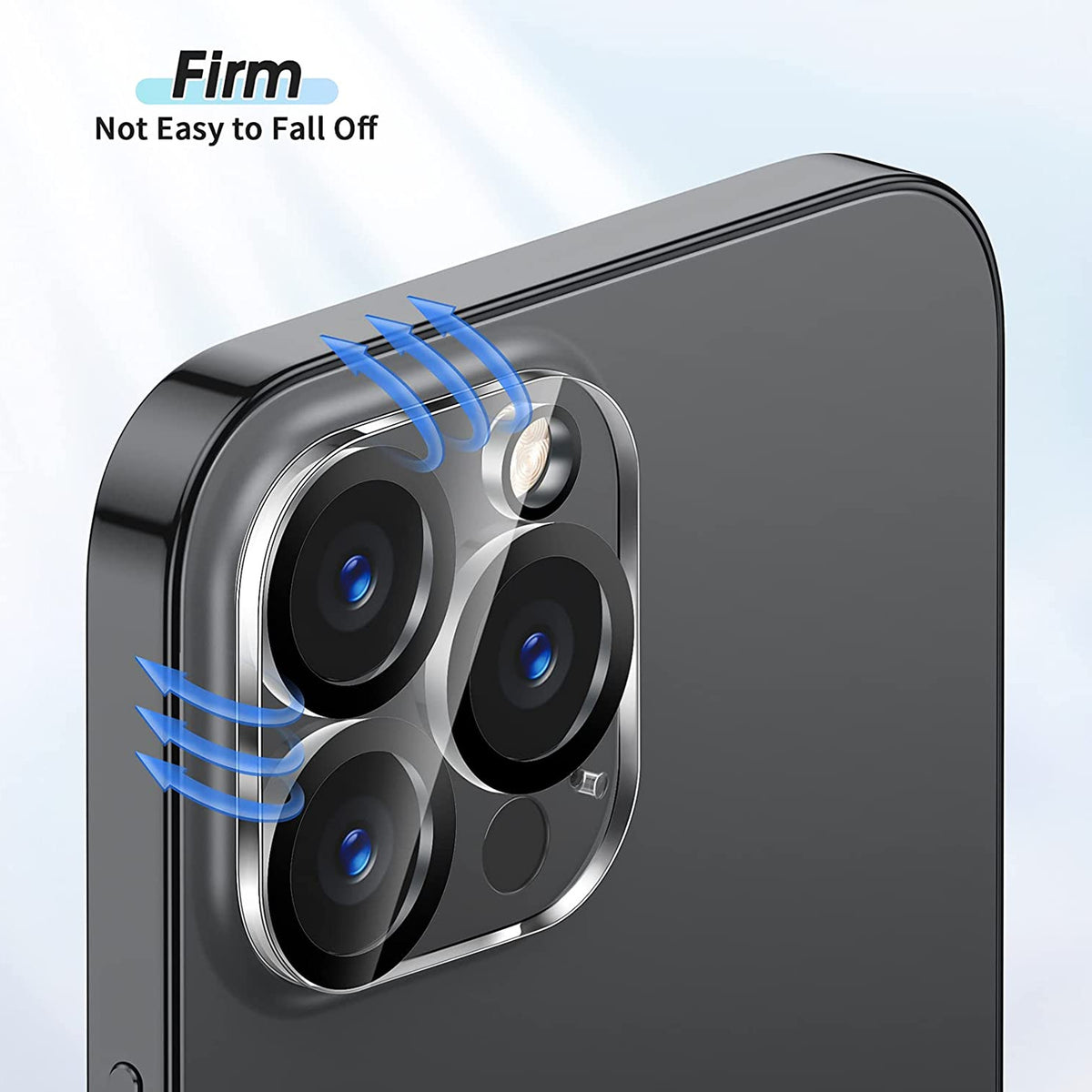 For Apple iPhone 13 Pro (6.1") Tempered Glass Camera Lens Protector Ultra HD, 9H Hardness, Scratch Resistant Back Camera Protection Clear Screen Protector