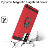 For Samsung Galaxy A13 5G Hybrid Stand Kickstand Ring Holder [360° Rotating] Armor Dual Layer Hard TPU Work with Magnetic Car Mount  Phone Case Cover