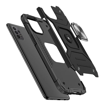For Samsung Galaxy A23 5G Armor Hybrid with Ring Holder Kickstand Shockproof Heavy-Duty Durable Rugged Dual Layer  Phone Case Cover