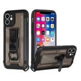 For Apple iPhone 13 Pro (6.1") Heavy Duty Military Grade Rugged Hybrid with Magnetic Kickstand, Carabiner, Bottle Beer Opener Shockproof  Phone Case Cover