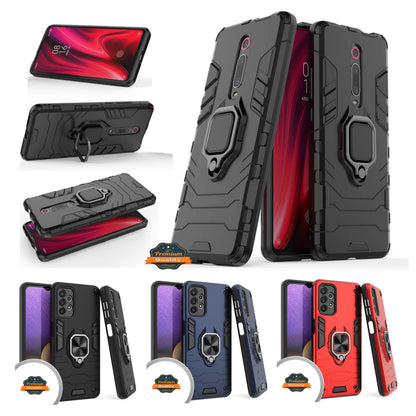 For Apple iPhone SE 3 (2022) /SE /8/7 Military Grade Protection Heavy Duty Shockproof with 360 Ring Kickstand Stand Holder  Phone Case Cover