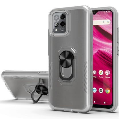 For Nokia G400 5G Clear Transparent Armor Rugged Defender Shockproof Hybrid with Ring Holder Kickstand  Phone Case Cover