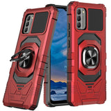 For Nokia G400 5G Tough Hybrid 2in1 Dual Layer with Rotate Magnetic Ring Stand Holder Kickstand, Rugged Shockproof  Phone Case Cover
