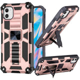 For Apple iPhone 14 Plus (6.7") Heavy Duty Stand Hybrid Shockproof Rugged with Built-in Kickstand Fit Magnetic Car Mount  Phone Case Cover