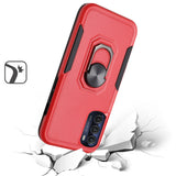 For Motorola Moto G Stylus 5G 2022 Hybrid Rugged Hard Drop-Proof 3 Layer Protection Military Grade with Metal Ring Stand  Phone Case Cover