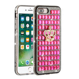 For Apple iPhone 8 /7/6s/6 /SE 2nd Generation Fashion Luxury 3D Bling Diamonds Rhinestone Jeweled Ornament Shiny Crystal  Phone Case Cover