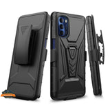 For Samsung Galaxy A53 5G Hybrid Armor V Kickstand with Swivel Belt Clip Holster Heavy Duty 3in1 Stand Shockproof Rugged  Phone Case Cover