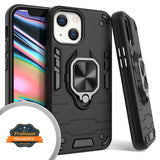 For Apple iPhone 13 /Pro Max Mini Military Grade Protection Heavy Duty Armor Shockproof with 360 Ring Kickstand Stand Holder  Phone Case Cover