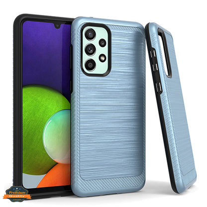 For Motorola Moto G Stylus 2022 4G Armor Brushed Texture Rugged Carbon Fiber Design Shockproof Dual Layers Hard PC  Phone Case Cover