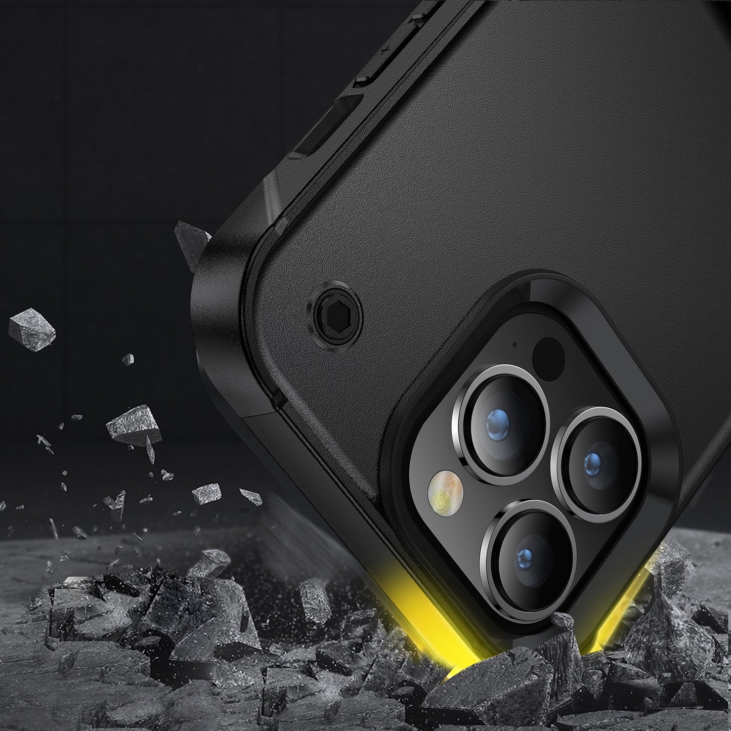 For Apple iPhone 14 /Plus Pro Max Hybrid Stand Military Grade Anti Drop Protection Built-in Kickstand Hard PC TPU  Phone Case Cover