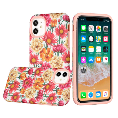 For Apple iPhone 14 Plus 6.7" Bliss Floral Stylish Design Hybrid Rubber TPU Hard PC Shockproof Armor Slim Fit  Phone Case Cover