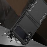 For Samsung Galaxy Z Flip 4 5G Slim Tough Shockproof Hybrid Heavy Duty Dual Layer TPU Bumper Rugged Rubber Defend  Phone Case Cover