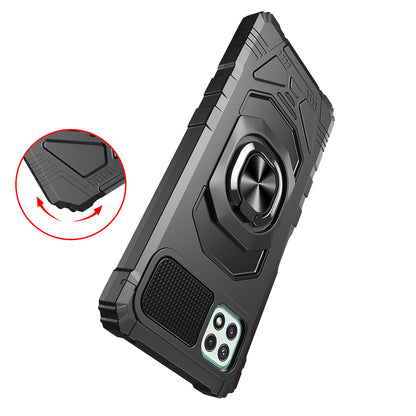 For Apple iPhone SE 3 (2022) SE/8/7 Hybrid Dual Layer Rotate Magnetic Ring Stand Holder Kickstand, Rugged Shockproof  Phone Case Cover