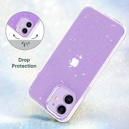For TCL REVVL V Plus 5G Glitter Sparkle Bling Shiny Thin Slim Hybrid Shockproof Rubber Silicone TPU Gel Protective  Phone Case Cover