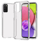 For Samsung Galaxy A03S Transparent Shock Absorption Thick TPU Rubber Gel Ultra Thick 3mm Hybrid Silicone Protective  Phone Case Cover
