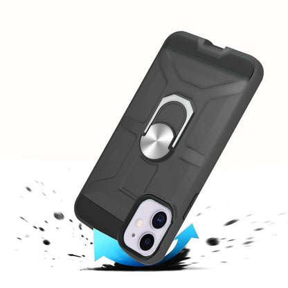 For Samsung Galaxy A12 5G Hybrid Ring Stand [360° Rotatable Ring Holder Magnetic Kickstand] Shockproof Hard Rubber TPU  Phone Case Cover