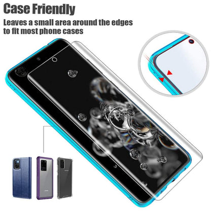 For Apple iPhone 14 Pro (6.1") Screen Protector Full Glue High Grade Alumina Tempered Glass Transparent Curved Screen Full Coverage Clear Screen Protector