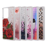 For Boost Mobile Celero 5G Hybrid Bling Luxury Fashion Design Flowing Liquid Glitter Floating Quicksand Sparkle Glitter Soft TPU + PC  Phone Case Cover