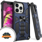 For Apple iPhone 13 /Pro Max Mini Cases with Invisible Kickstand Stand Dual Layer Hybrid Defender Military Grade Shockproof Heavy Duty Hard PC + TPU  Phone Case Cover