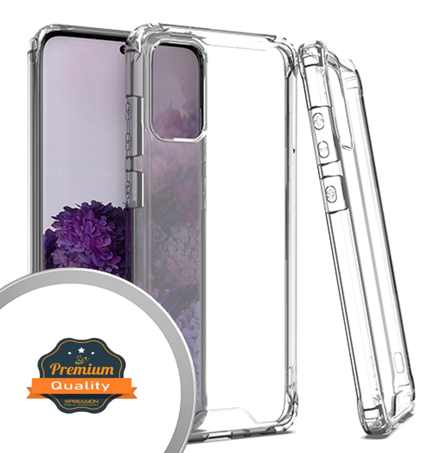 For Apple iPhone 14 /Pro Max Slim Frame Shockptoof Hybrid Rubber Silicone Gummy TPU Clear Hard Back  Phone Case Cover