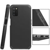 For Samsung Galaxy A03s (2022) Ultra Slim Corner Protection Shock Absorption Hybrid Dual Layer Hard PC + TPU Rubber Armor Defender  Phone Case Cover