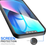 For T-Mobile Revvl 6 Pro 5G /Revvl 6 5G HD Clear Back Panel + TPU Bumper Frame Hybrid Thin Slim Hard Shockproof  Phone Case Cover