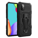 For Motorola Moto G Stylus 2021 5G Version Heavy Duty Dual Layers Hybrid Shockproof Shell with Built in Metal Clip Holder & Kickstand  Phone Case Cover