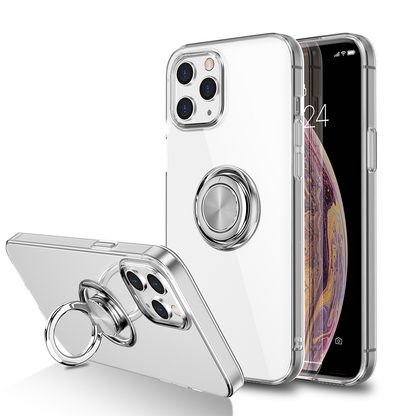 For Apple iPhone 14 /Pro Max Hybrid with Invisible Ring Kickstand, Protective TPU & Hard Shock -Absorbing  Phone Case Cover
