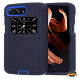 For Motorola Razr 2022 Hybrid Bumper Rugged Dual Layer Heavy-Duty Military-Grade Rubber TPU Defender Protective  Phone Case Cover
