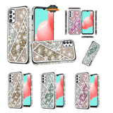 For Samsung Galaxy S22 Glitter Bling Diamond Rhinestone Sparkly Bumper Fashion Shiny Cute Fancy Cases Hybrid Rugged  Phone Case Cover
