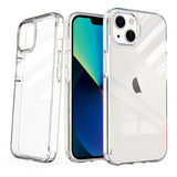 For Apple iPhone 13 Pro Max (6.7") Clear Designed Slim Thin Transparent Military Grade Drop Hybrid Hard PC Back and TPU Bumper Protective Transparent Phone Case Cover