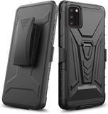 For AT&T Calypso Hybrid Armor V Kickstand with Swivel Belt Clip Holster Heavy Duty 3 in 1 Stand Defender Shockproof Rugged  Phone Case Cover