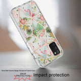 For Samsung Galaxy A13 5G Fashion Floral IMD Design Flower Pattern Hybrid Protective Hard PC Rubber TPU Slim Hard Back Shockproof  Phone Case Cover
