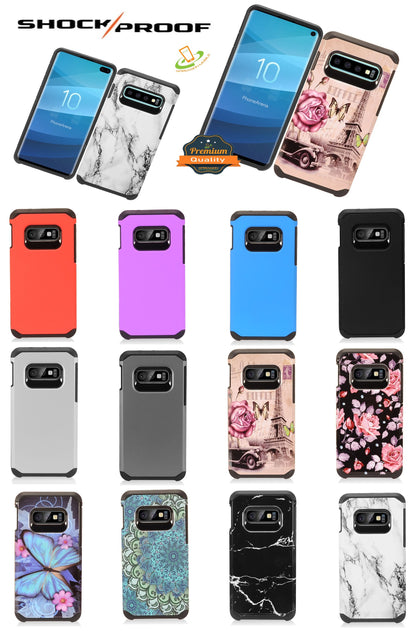 For Samsung Galaxy A13 5G Stylish Design Marble Armor Dual Layer 2 in 1 Rubberized Hard Shell Shockproof TPU Hybrid  Phone Case Cover
