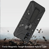 For Samsung Galaxy A71 5G Armor Kickstand Case Hybrid Heavy Duty Silicone Bumper with Magnetic Function Shockproof Hard  Phone Case Cover