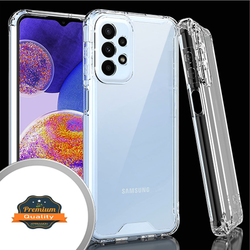 for Samsung A53 5G Case, Galaxy A53 5G Case and Screen Protector,  Shockproof Crystal Clear Slim Soft Silicone TPU Protective Phone Cover for  Samsung