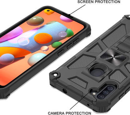 For Apple iPhone 14 (6.1") Cases with Invisible Kickstand Stand Dual Layer Hybrid Shockproof Heavy Duty Hard PC + TPU  Phone Case Cover