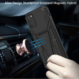 For Samsung Galaxy A02S Heavy Duty Protection Hybrid Built-in Kickstand Rugged Shockproof Military Grade Dual Layer Full Body  Phone Case Cover
