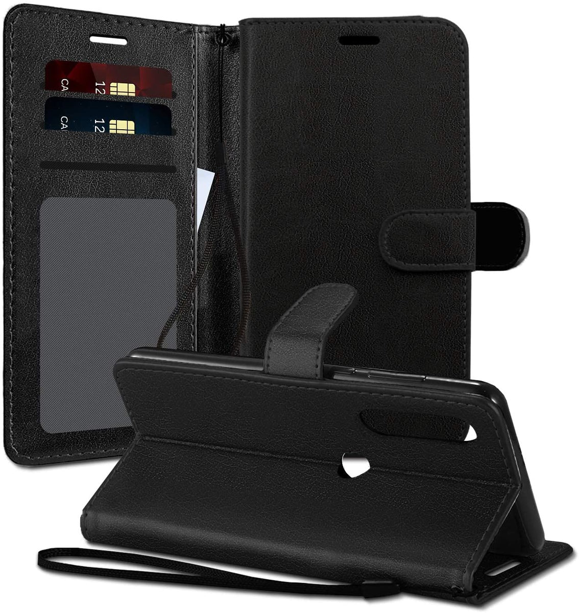 For Apple iPhone 14 Plus (6.7") Wallet PU Leather Pouch with Credit Card Slots Money Pocket, Stand & Strap Flip Bookstyle  Phone Case Cover