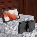 Samsung Galaxy S23 /Plus /Ultra Heavy Duty Hard PC + TPU 2in1 Hybrid Combo Rotatable Holster Belt Clip Stand Shockproof