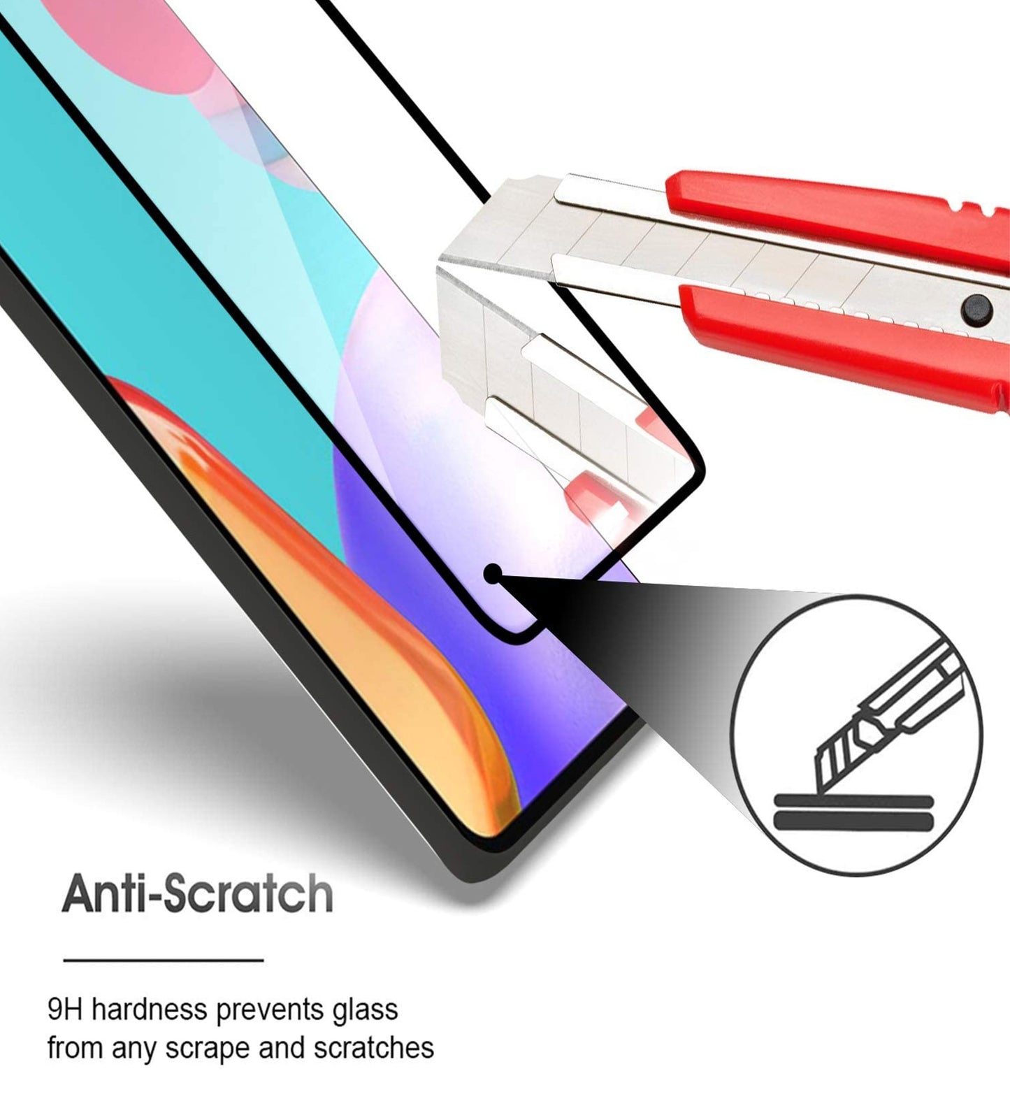 For Samsung Galaxy Z Fold 4 5G Tempered Glass Screen Protector Full Cover Anti-Scratch Edge to Edge Black Rim Coverage 2.5D Clear Black Screen Protector