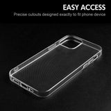 For Apple iPhone 13 / Mini Pro Max Crystal Clear Transparent TPU Flexible Rubber Silicone Ultra Thin Slim Gel Soft Skin  Phone Case Cover