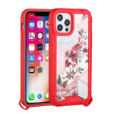 For Apple iPhone 13 Pro (6.1") Fashion Marbling Pattern IMD Design Hybrid ShockProof Armor Bumper Soft Rubber Hard PC Protective  Phone Case Cover