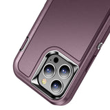 For Apple iPhone 13 Pro Max (6.7") Hybrid 3 Layers 3in1 Hard PC Shockproof with Kickstand Heavy Duty TPU Rubber Anti-Drop  Phone Case Cover