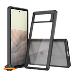 For Google Pixel 6 /6 Pro Crystal Clear Back Panel + TPU Bumper Hybrid Ultra Thin Slim Hard Shockproof Defender Anti-Drop Crystal  Phone Case Cover