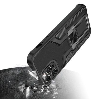 For Apple iPhone 14 /Plus Pro Max Shockproof [Military-Grade] with Metal Magnetic Kickstand, Hybrid Rugged TPU Armor  Phone Case Cover