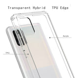 For Motorola Moto One 5G, Moto G 5G Plus, Moto One Lite Hybrid Slim Crystal Clear Transparent Shock-Absorption Bumper with Soft TPU + Hard PC Back Frame Clear Phone Case Cover