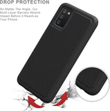 For Google Pixel 6 /6 Pro Hybrid Armor Rugged Textured Dual Layer TPU & Hard Back Shell Military-Grade Shockproof Protective Black Phone Case Cover